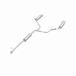 BRExhaust 106-0248 direct-fit exhaust kit, opposite front three-quarter view of the turntable spin