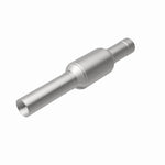 MagnaFlow 3391476 carb direct-fit catalytic converter, rear view of the turntable spin