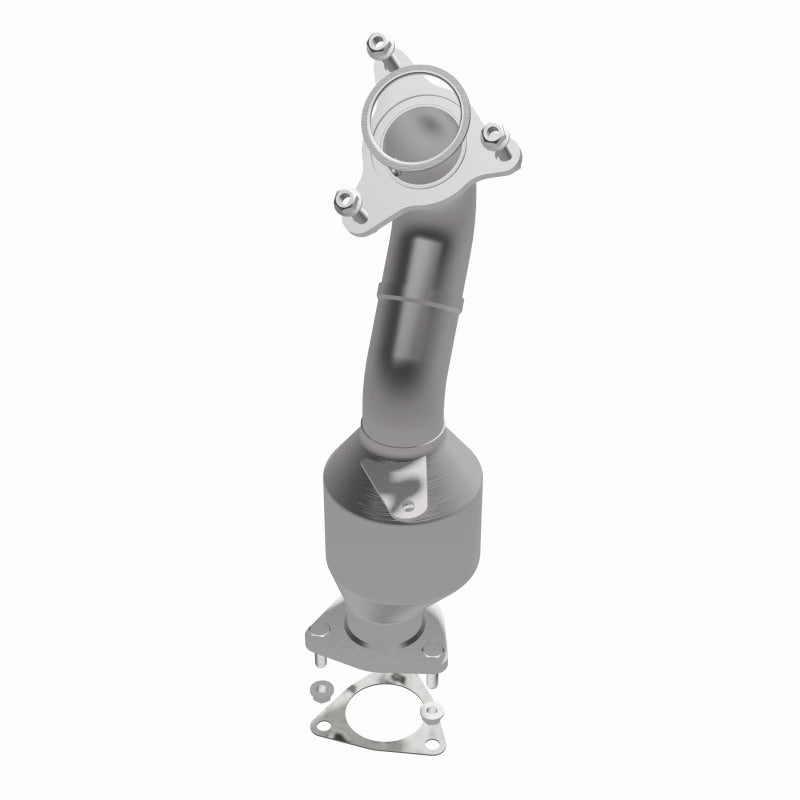 MagnaFlow 5582608 carb direct-fit catalytic converter, opposite side view of the turntable spin