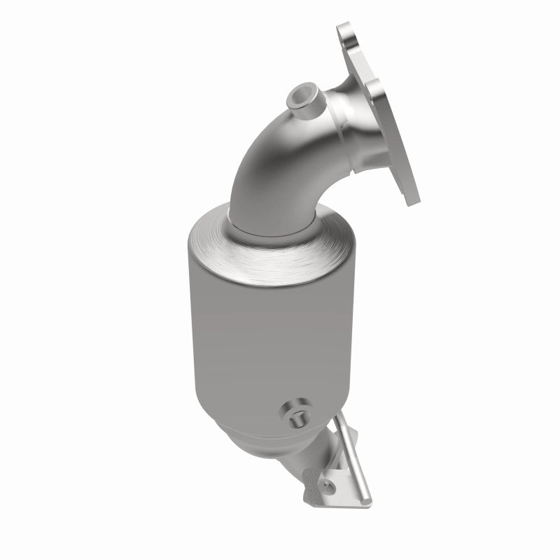 MagnaFlow 22-160 oem grade manifold converter, opposite side view of the turntable spin