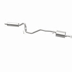 BRExhaust 106-0845 direct-fit exhaust kit, opposite rear three-quarter view of the turntable spin
