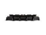 Akrapovic BMW M5 (F90) Rear Carbon Fiber Diffuser - High Gloss w/ Red/White Akrapovic Logo DI-BM/CA/5/G/RS for BMW M5 F90 2018-2023, angled view