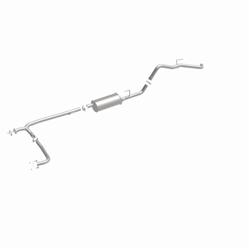 BRExhaust 106-0144 direct-fit exhaust kit, front three-quarter view of the turntable spin
