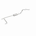 BRExhaust 106-0144 direct-fit exhaust kit, front three-quarter view of the turntable spin