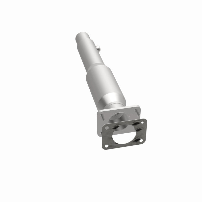 MagnaFlow 4481515 carb direct-fit catalytic converter, opposite side view of the turntable spin