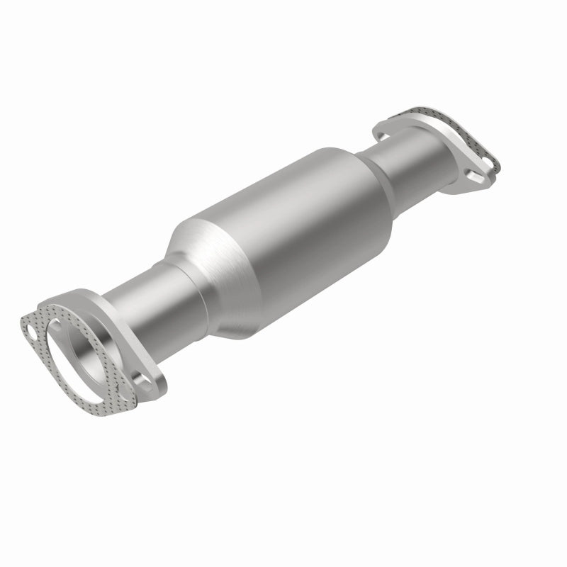 MagnaFlow 5592447 carb direct-fit catalytic converter, rear view of the turntable spin