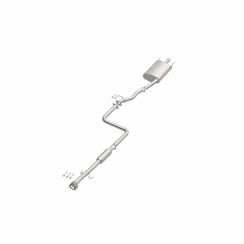 BRExhaust 106-0377 direct-fit exhaust kit, opposite front three-quarter view of the turntable spin