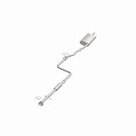 BRExhaust 106-0377 direct-fit exhaust kit, opposite front three-quarter view of the turntable spin