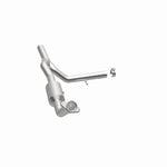 MagnaFlow 5451695 carb direct-fit catalytic converter, opposite side view of the turntable spin