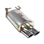 wide front view of Supersprint Rear exhaust 90x70 (For Alpina rear bumper) for ALPINA B10 (E39 Sedan + Touring) 4.6i V8 (M62 - 340 Hp - 347 Hp) 1997-2000 with white background