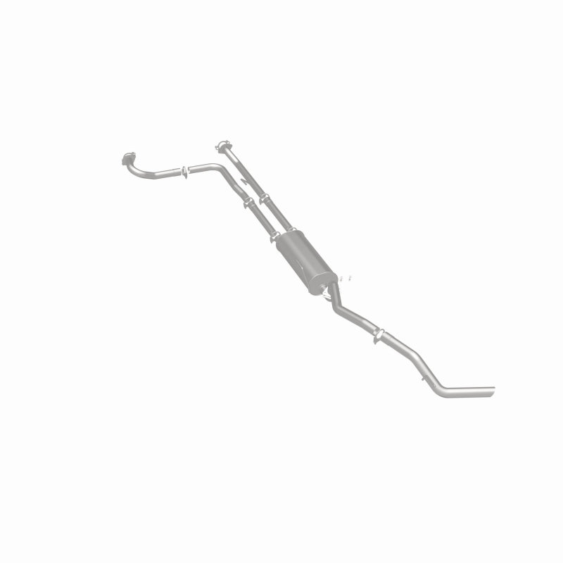 BRExhaust 106-0742 direct-fit exhaust kit, rear three-quarter view of the turntable spin