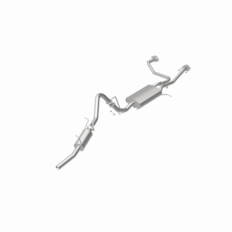 BRExhaust 106-0120 direct-fit exhaust kit, rear view of the turntable spin