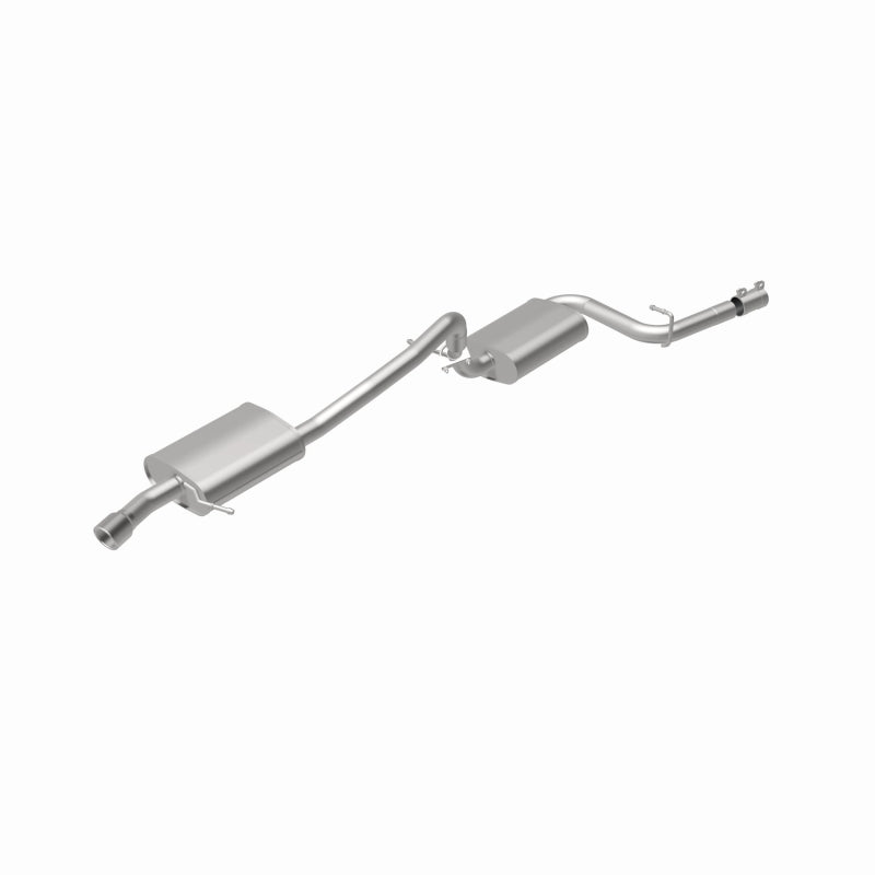 BRExhaust 106-0820 direct-fit exhaust kit, rear view of the turntable spin