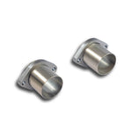 wide view of Supersprint Connecting pipe kit for OEM centre muffler for BMW Z4 M Roadster / Coupè 3.2i 2006-2008 with white background