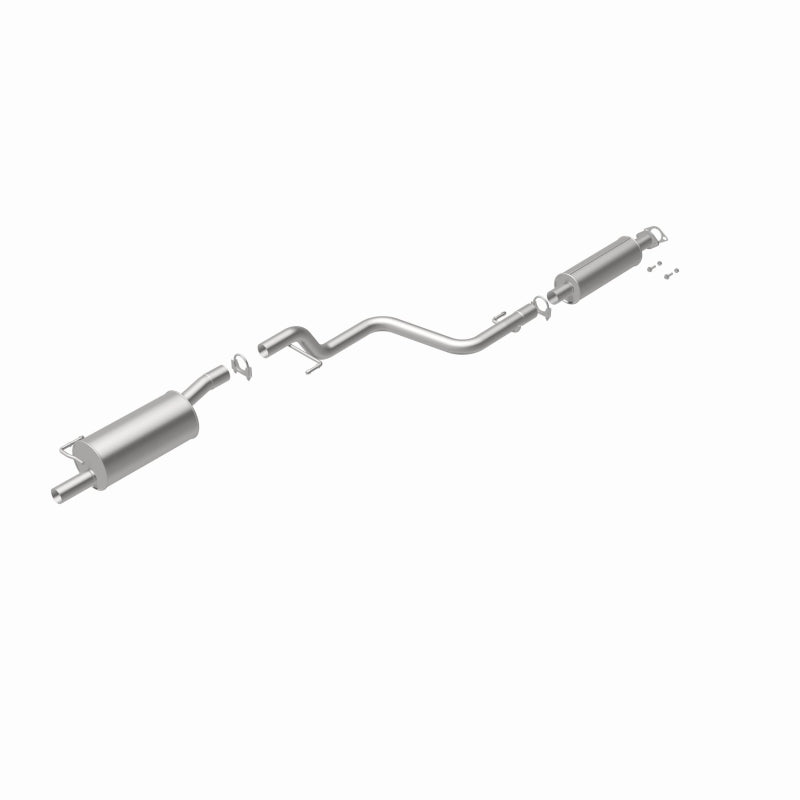 BRExhaust 106-0815 direct-fit exhaust kit, rear view of the turntable spin