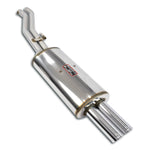 wide view of Supersprint Rear exhaust OO70 for BMW E30 - S50 / S52 engine conversion 1995-1999 with white background