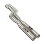 wide view of Supersprint Front pipes kit "X-Pipe" for BMW E30 - S50 / S52 engine conversion 1995-1999 with white background