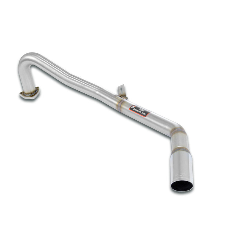 top wide view of Supersprint Rear pipe O60 (Muffler delete) for Alfa Romeo Giulia Sprint GT 1600 1963-1966 with white background