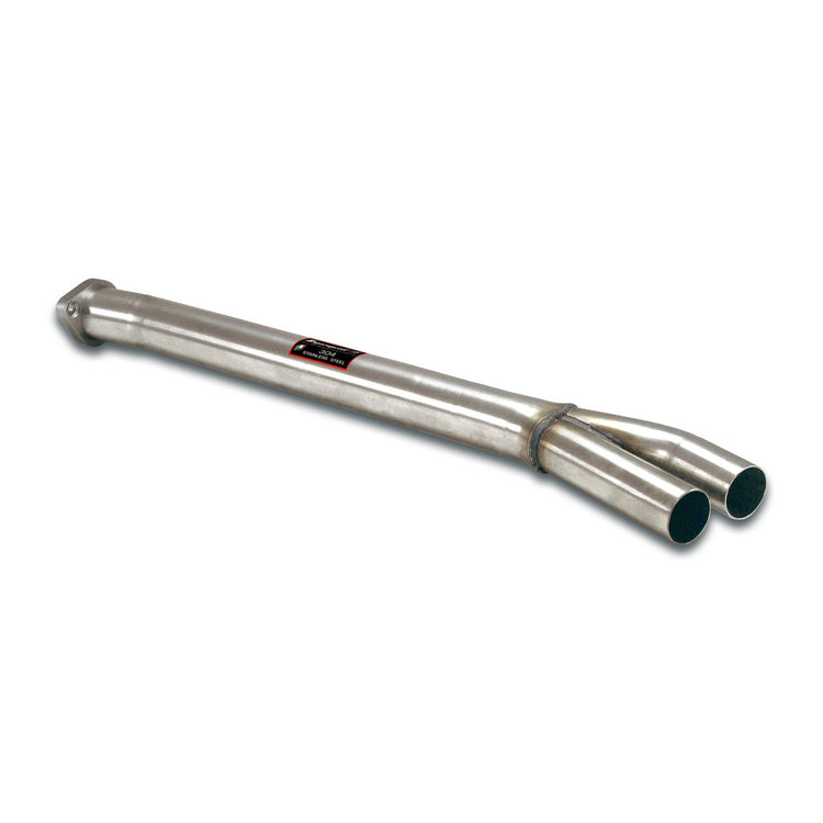 wide view of Supersprint "Y-pipe" for BMW E36 318is 1.9i (140 Hp) 1996-1999 with white background