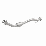 MagnaFlow 5451217 carb direct-fit catalytic converter, front three-quarter view of the turntable spin