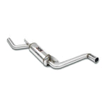 wide view of Supersprint Rear exhaust "S-Bend" Right Ø54 for BMW 1502 1.6 1975-1977 with white background