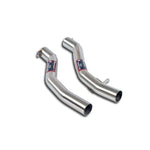 wide view of Supersprint Connecting pipe kit for BMW Z3 Roadster / Coupè - All models (For V8 - LS1 / Mustang engine conversion) 1996-2002 with white background