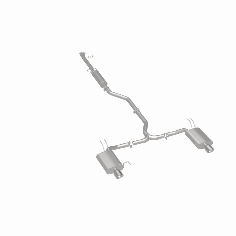 BRExhaust 106-0861 direct-fit exhaust kit, rear three-quarter view of the turntable spin