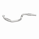 MagnaFlow 5582524 carb direct-fit catalytic converter, side view of the turntable spin