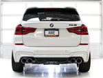 AWE Tuning 20-25 BMW X3 M/M Comp (F97) AWD SwitchPath Axle-back Exhaust - Chrome Silver Tips
