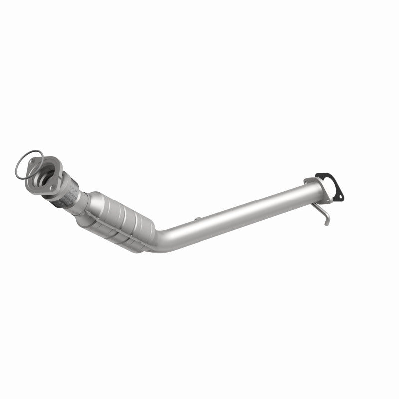 MagnaFlow 5461195 carb direct-fit catalytic converter, front three-quarter view of the turntable spin