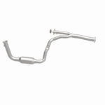 MagnaFlow 4551582 carb direct-fit catalytic converter, side view of the turntable spin