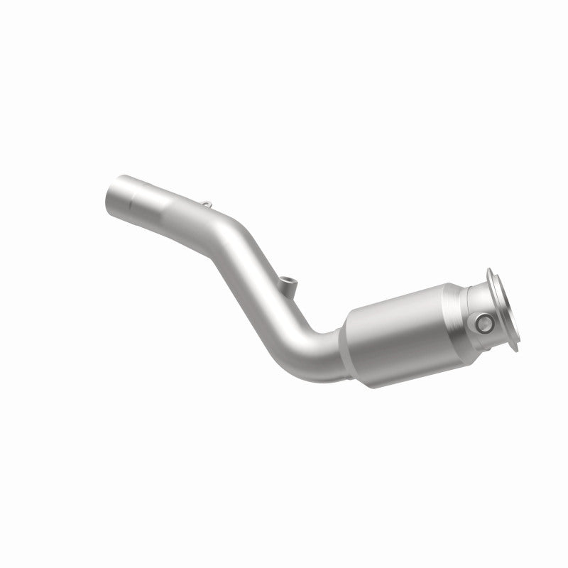 MagnaFlow 52930 oem grade direct-fit catalytic converter, opposite rear three-quarter view of the turntable spin