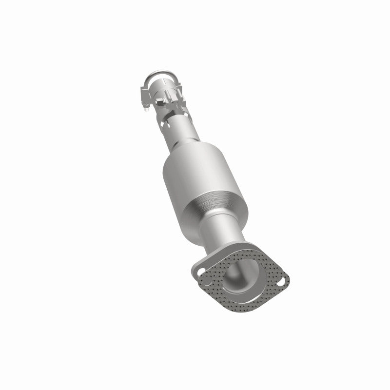 MagnaFlow 5571814 carb direct-fit catalytic converter, opposite side view of the turntable spin