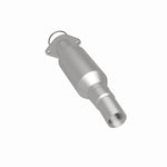MagnaFlow 5421024 carb direct-fit catalytic converter, rear three-quarter view of the turntable spin