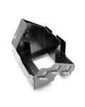 Angled view of N55 sump baffle walls and flaps