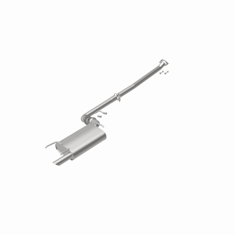 BRExhaust 106-0746 direct-fit exhaust kit, rear view of the turntable spin