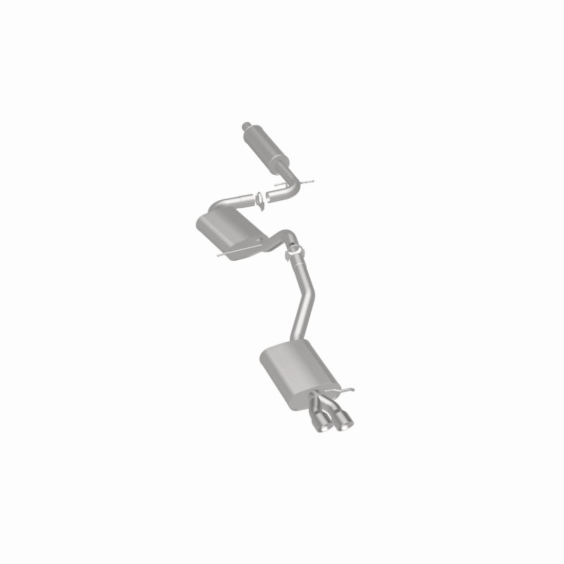 BRExhaust 106-0858 direct-fit exhaust kit, rear three-quarter view of the turntable spin