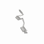 BRExhaust 106-0858 direct-fit exhaust kit, rear three-quarter view of the turntable spin