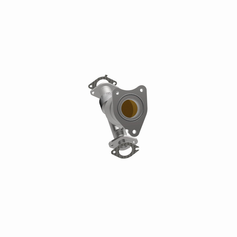 MagnaFlow 5561822 carb direct-fit catalytic converter, opposite side view of the turntable spin