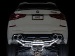 AWE Tuning 20-25 BMW X3 M/M Comp (F97) AWD SwitchPath Axle-back Exhaust - Chrome Silver Tips