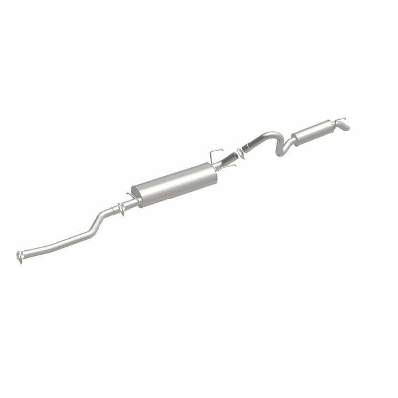 BRExhaust 106-0092 direct-fit exhaust kit, front three-quarter view of the turntable spin
