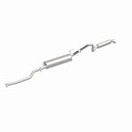 BRExhaust 106-0092 direct-fit exhaust kit, front three-quarter view of the turntable spin