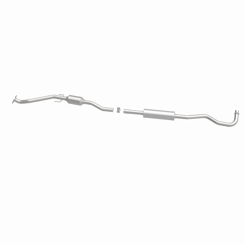 MagnaFlow 52440 oem grade direct-fit catalytic converter, side view of the turntable spin