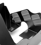 Close-up of oil-control flap inside the sump baffle