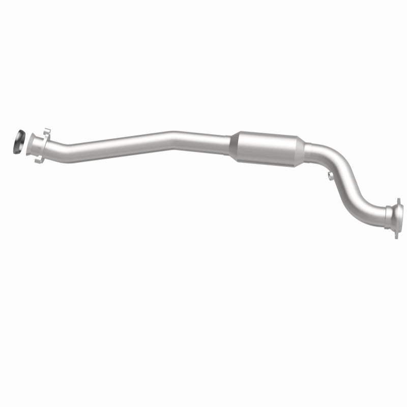 MagnaFlow 4593612 carb direct-fit catalytic converter, side view of the turntable spin
