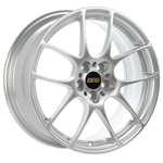 BBS RF 18x8 5x112 ET45 PFS Diamond Silver Wheel -82mm PFS/Clip Req