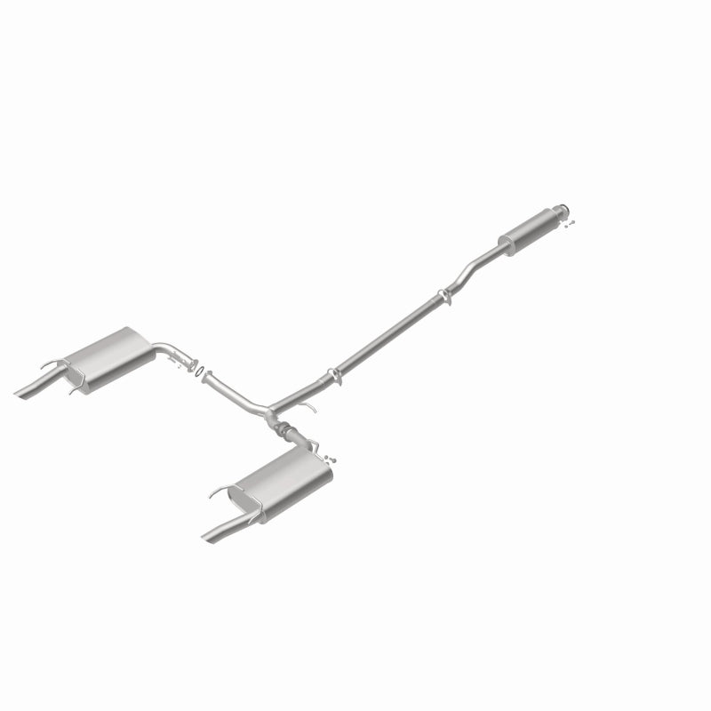 BRExhaust 106-0799 direct-fit exhaust kit, rear view of the turntable spin