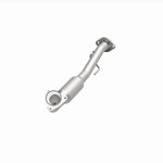 MagnaFlow 4651649 carb direct-fit catalytic converter, opposite front three-quarter view of the turntable spin