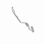 MagnaFlow 551264 carb direct-fit catalytic converter, rear three-quarter view of the turntable spin