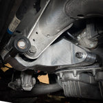 A side view of RK Autowerks F1X M5 & M6 BILLET DIFFERENTIAL MOUNT fitted on a table